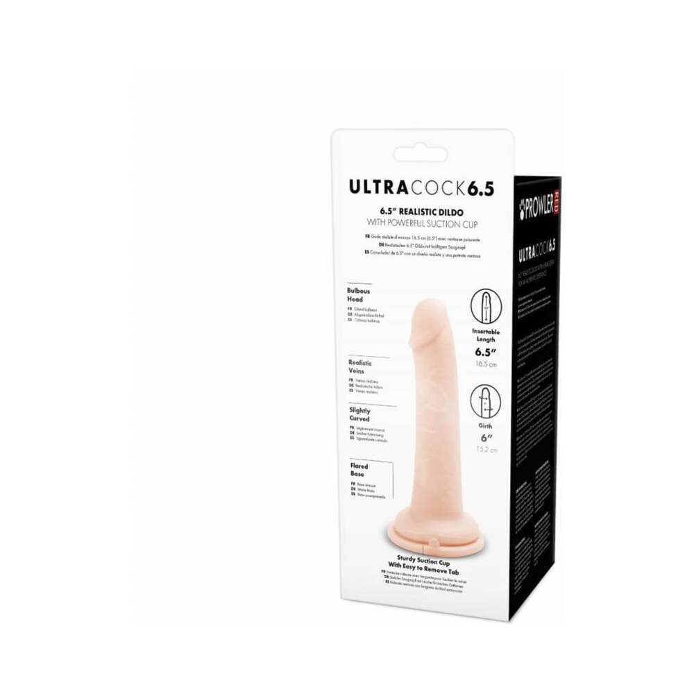 Prowler RED Ultra Cock 6.5 in. Realistic Dildo Vanilla