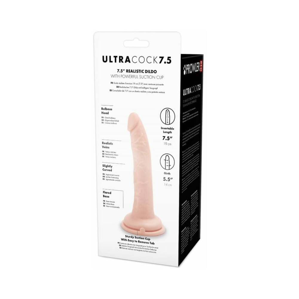 Prowler RED Ultra Cock 7.5 in. Realistic Dildo Vanilla