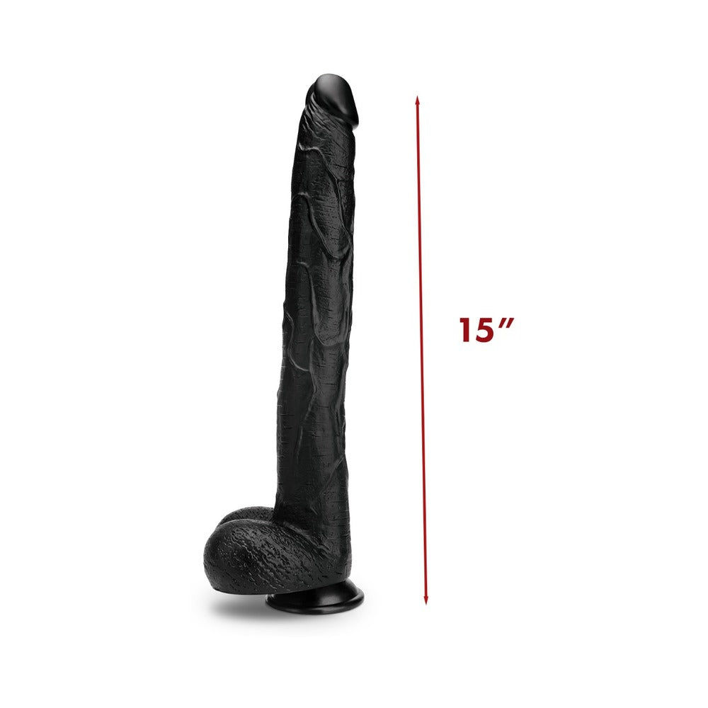 Prowler RED The Destroyer 15 in. Dildo Black