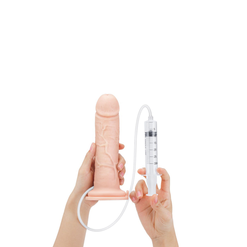 Prowler RED Ultra Cock 8 in. Realistic Squirting Dildo