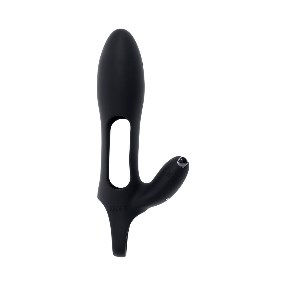 Zero Tolerance Nautilus Rechargable Vibrating Sleeve Remote Control Silicone Black