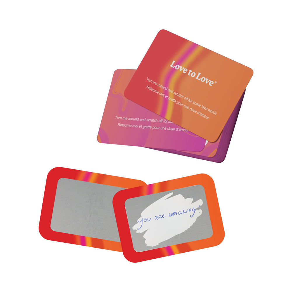 Love to Love Glimmers Scratch Off Personalized Message Kit