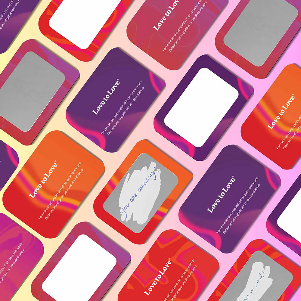 Love to Love Glimmers Scratch Off Personalized Message Kit