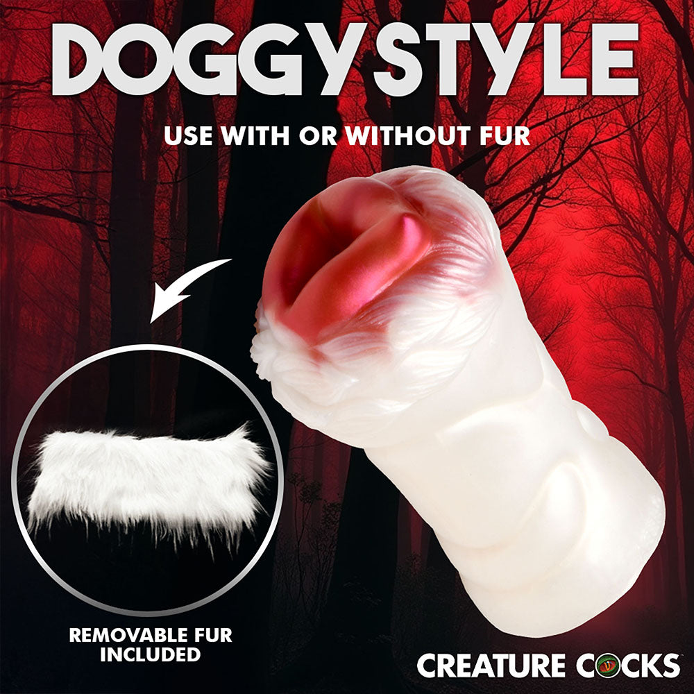 Creature Cocks Snow She-Wolf Silicone Stroker