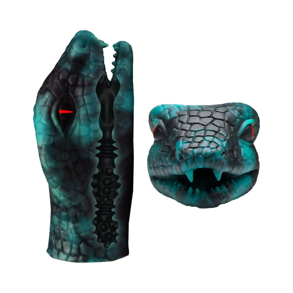 Creature Cocks Serpentine Stroker Silicone Masturbator Green