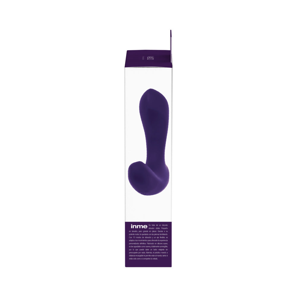 VeDO Inme Rechargeable Dual Vibe with Remote Purple