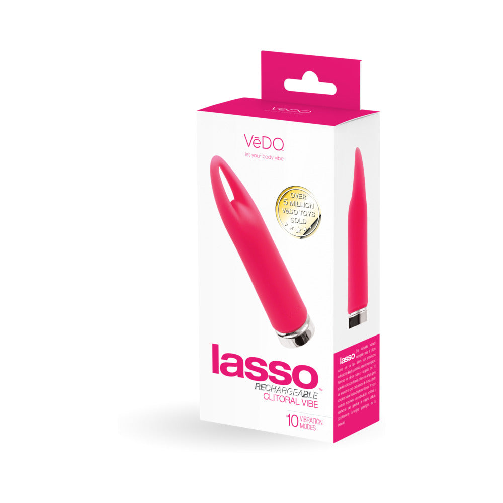 VeDO Lasso Rechargeable Bullet Vibe Pink