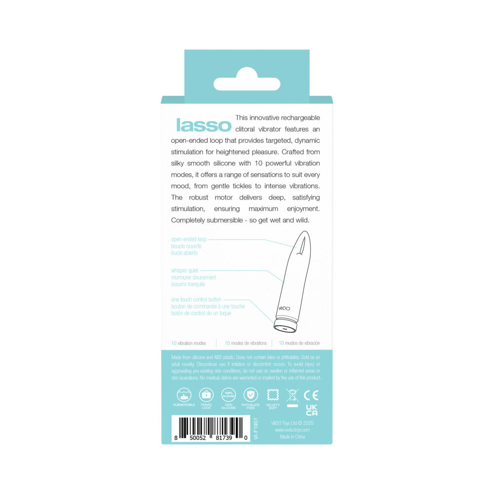 VeDO Lasso Rechargeable Bullet Vibe Turquoise