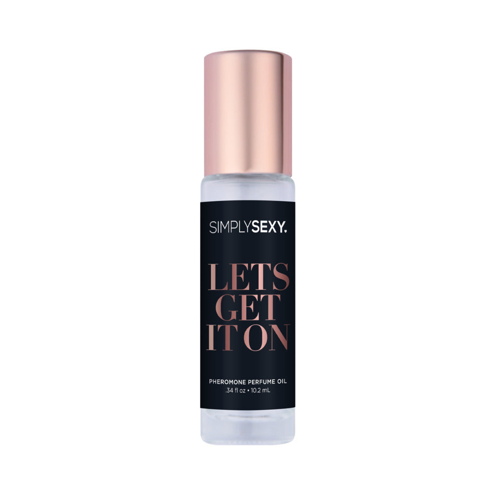 Simply Sexy Pheromone Perfume Oil Roll-On Let's Get It On 0.34 oz.