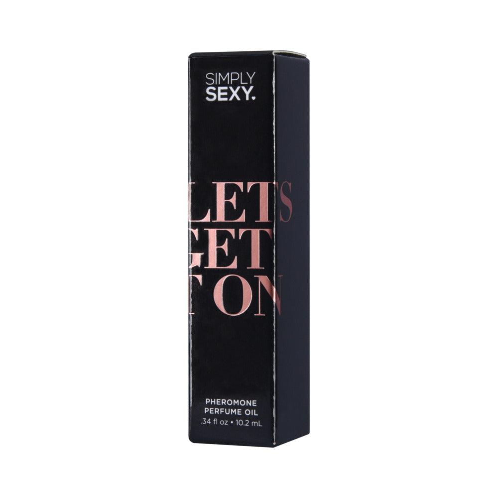 Simply Sexy Pheromone Perfume Oil Roll-On Let's Get It On 0.34 oz.