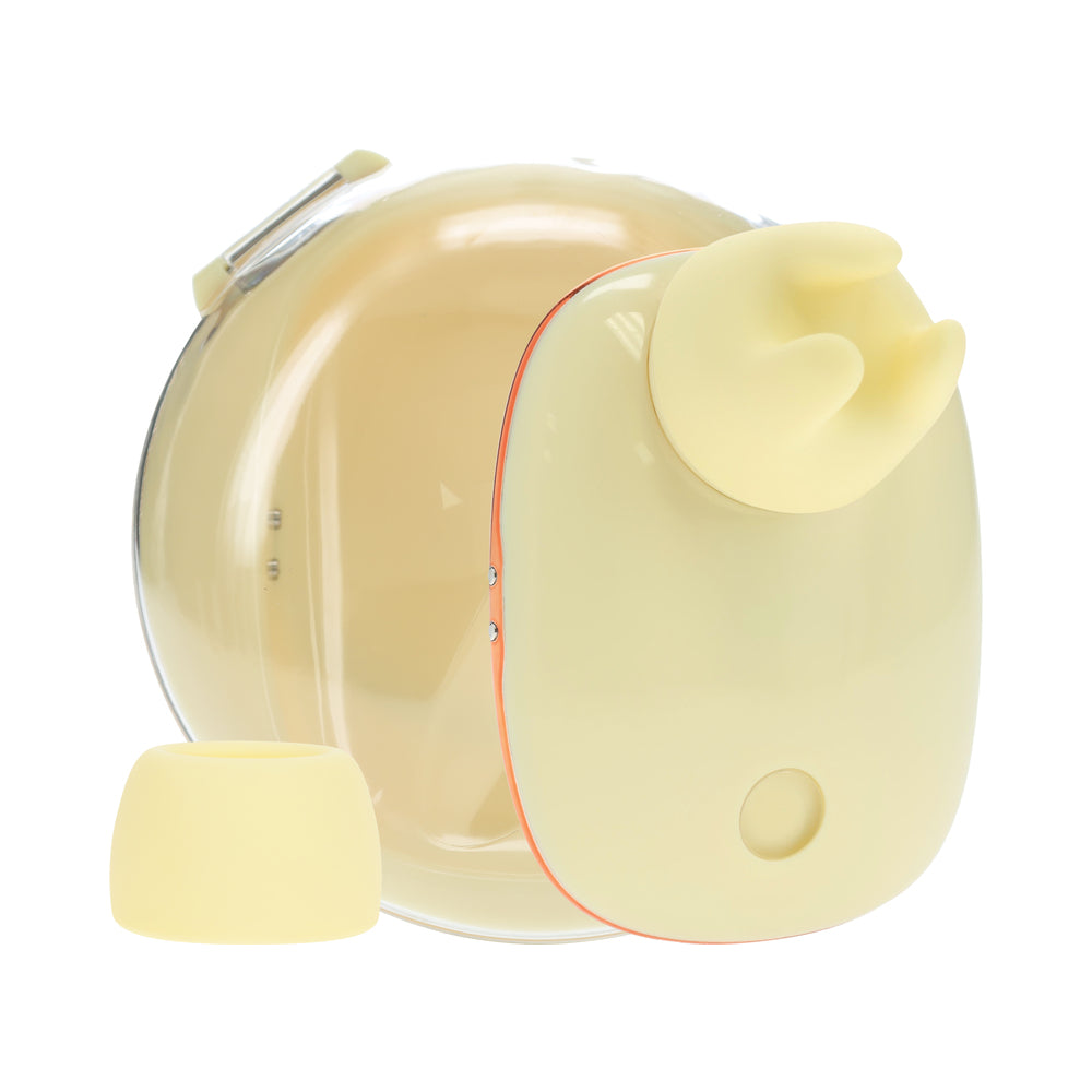 LoveLine Dreamsicle AirTapTech Rechargeable Vibrator Yellow