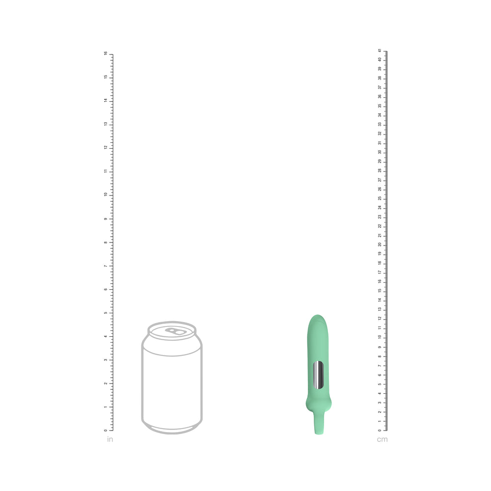 LoveLine Harmony Loop Grip Vibe Liquid Silicone Green