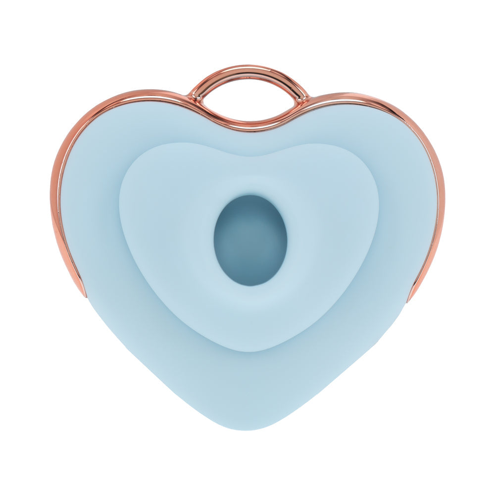 LoveLine Luvie AirTapTech Rechargeable Vibrator Waterproof Blue