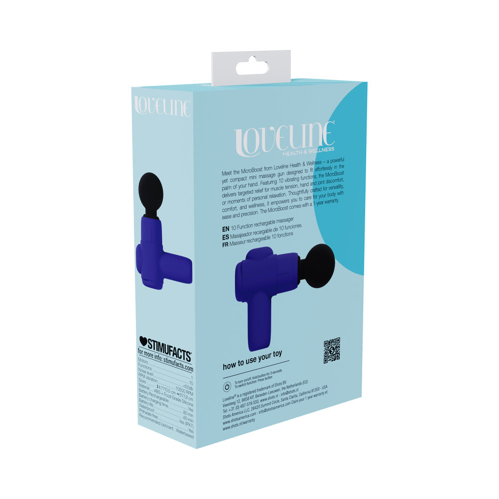 LoveLine MicroBoost Massager Silicone Purple