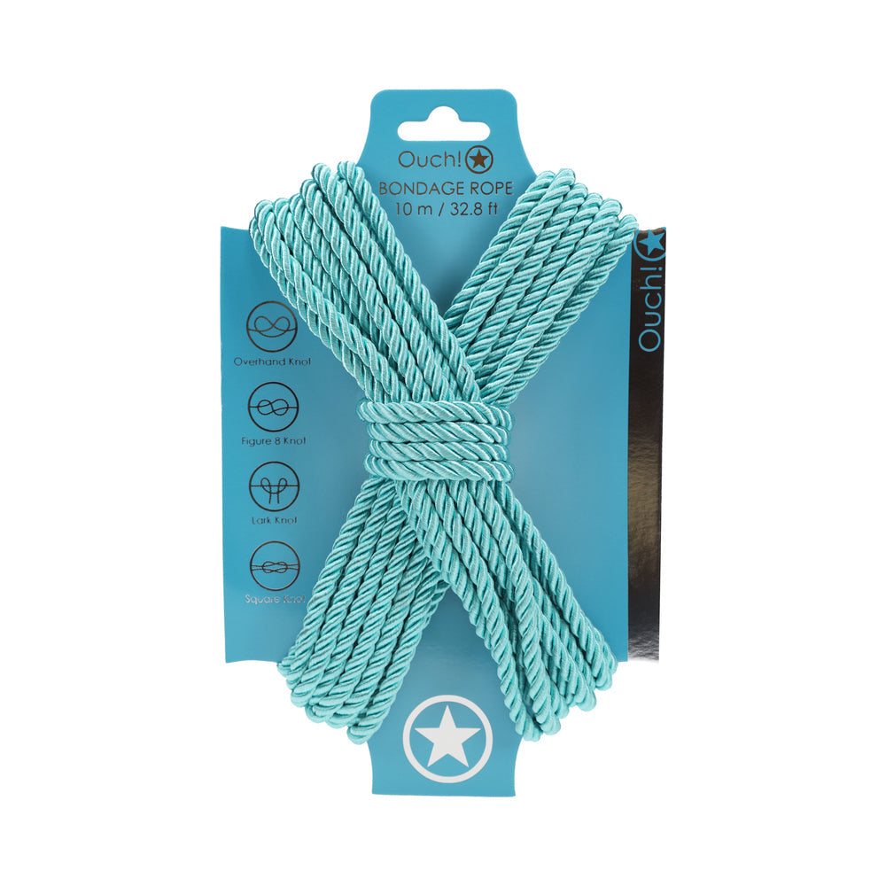 Ouch! Bondage Rope 10 m Nylon Blue