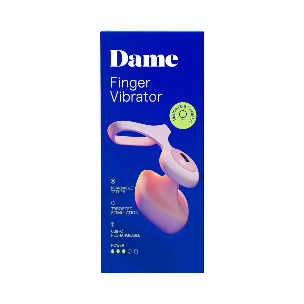 Dame Fin 2.0 Finger Vibrator Quartz