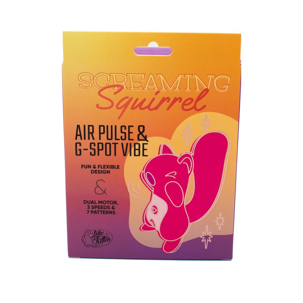 Screaming Squirrel Air Pulse & G-Spot Vibrator