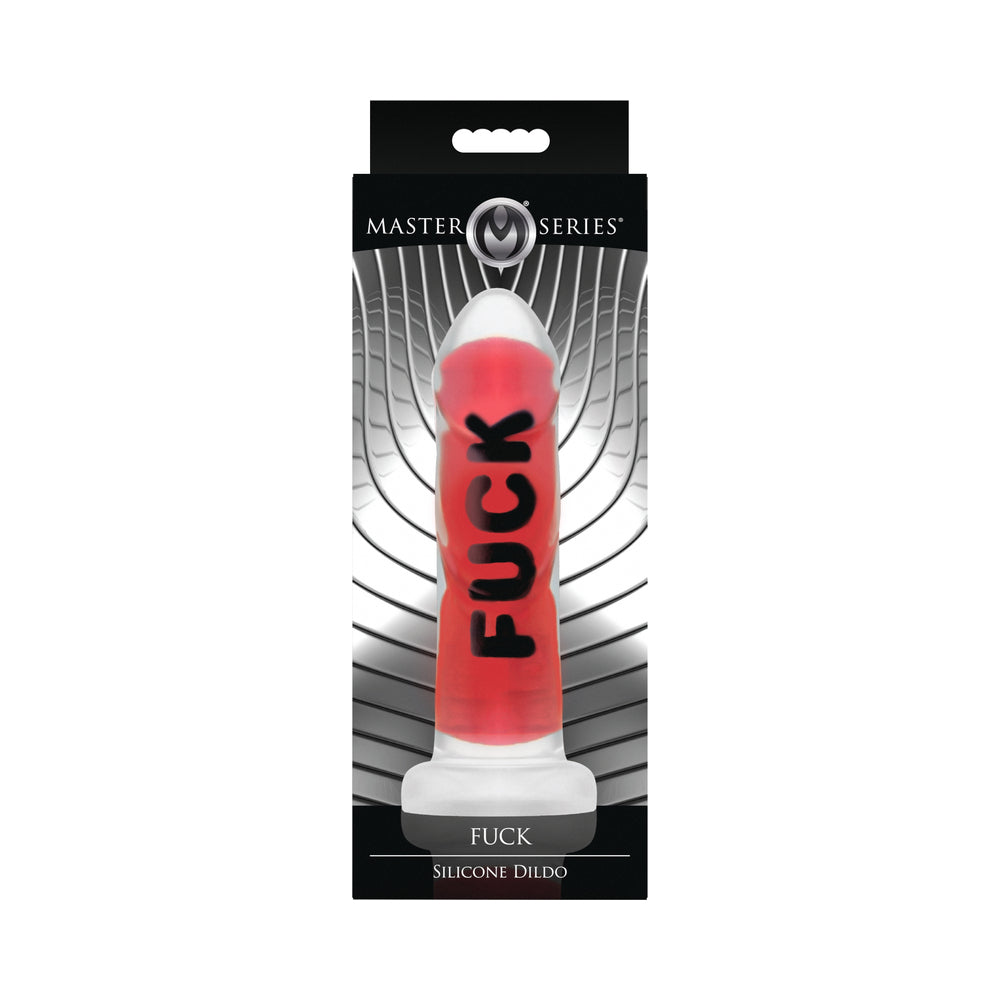 Master Series FUCK Silicone Dildo