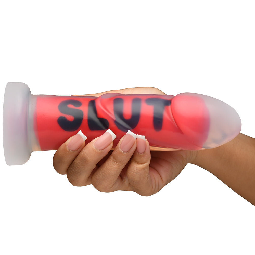 Master Series SLUT Silicone Dildo