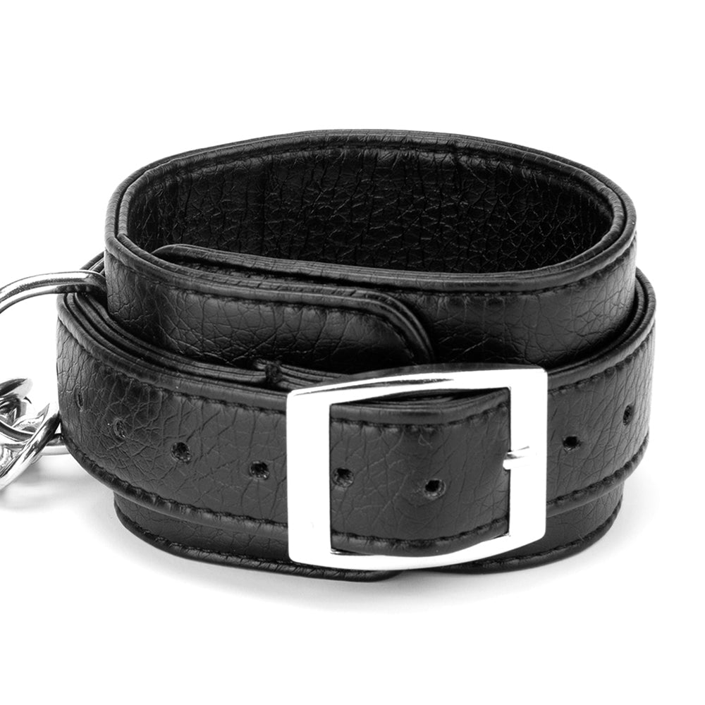 Lux Fetish Hog-Tie Spreader Bar with Detachable Wrist & Ankle Cuffs