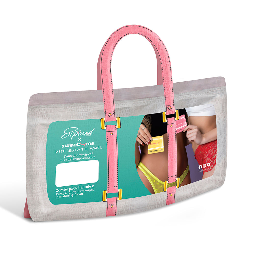 Magic Silk Sweetums Crotchless Panty Mint L/XL