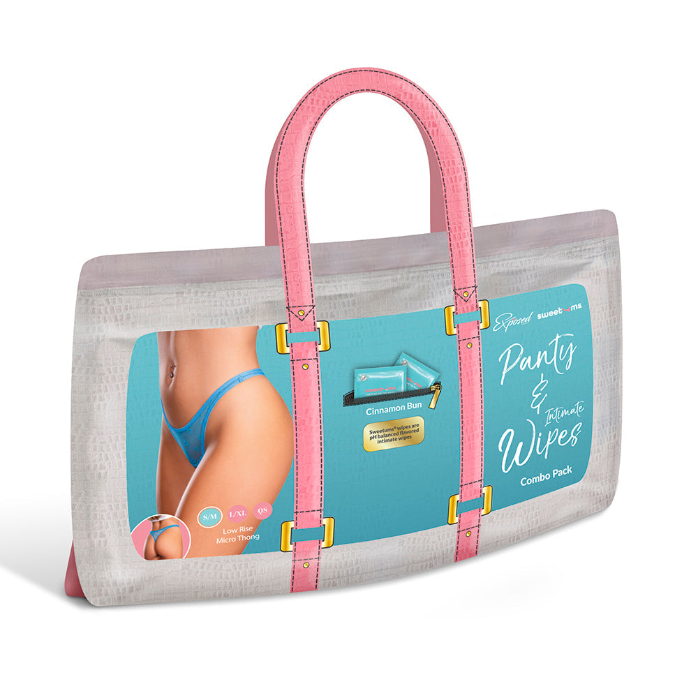 Magic Silk Sweetums Low Rise Micro Thong Cinnamon Buns L/XL