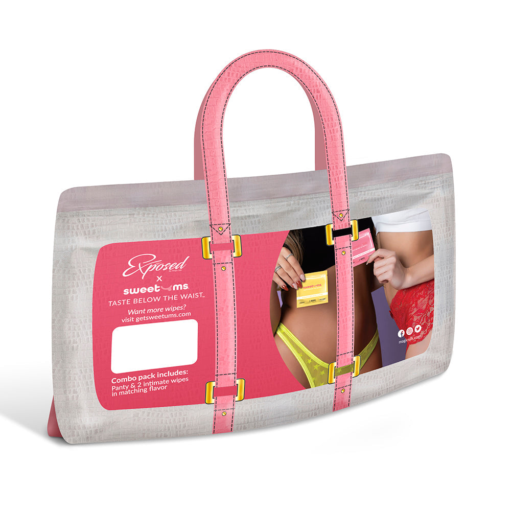 Magic Silk Sweetums Lace Boy Short Cherry S/M