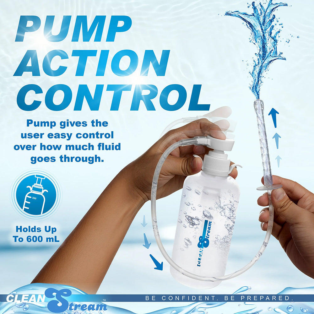 CleanStream XL Enema Bottle with 3 Attachments