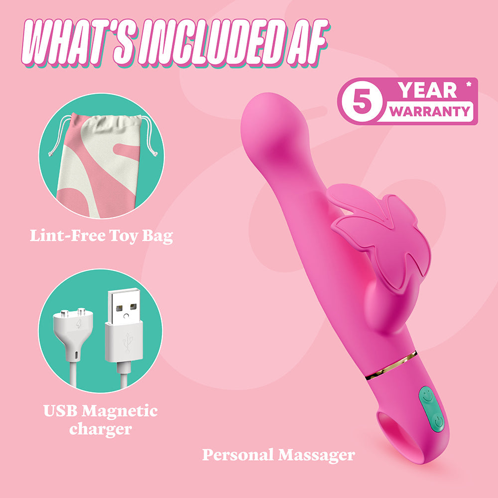 Aria Naughty AF 2.0 Rechargeable Vibe Plum
