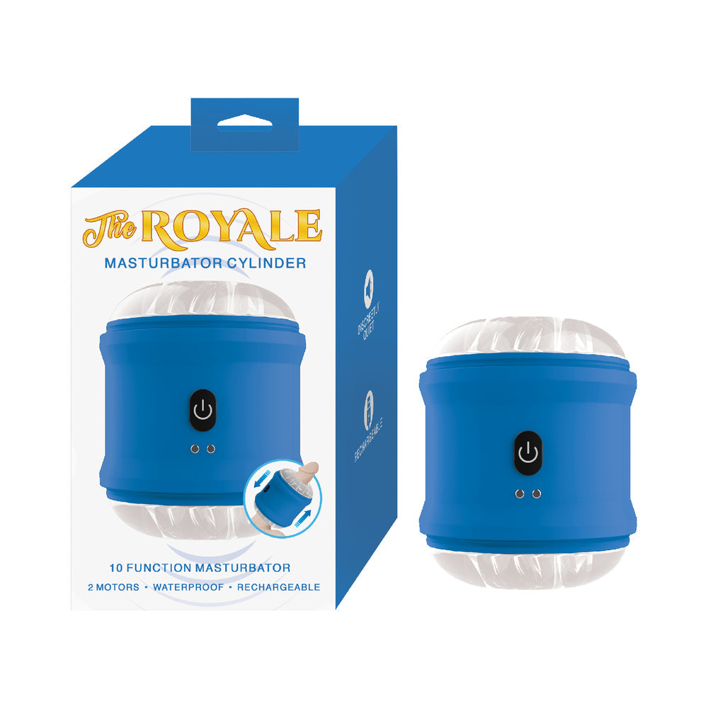 The Royale Masturbator Cylinder Blue
