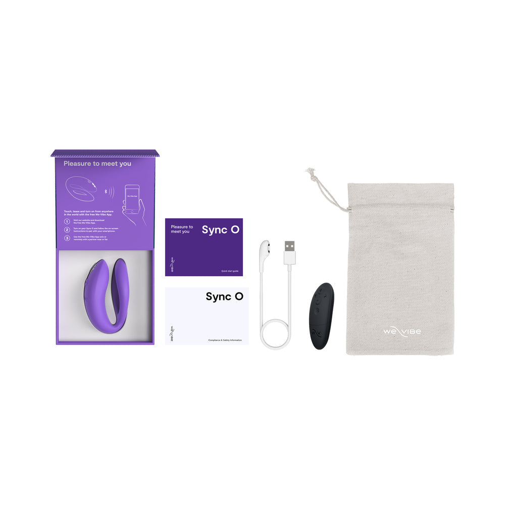 We-Vibe Sync O Rechargeable Remote Control Couples Vibrator Light Purple