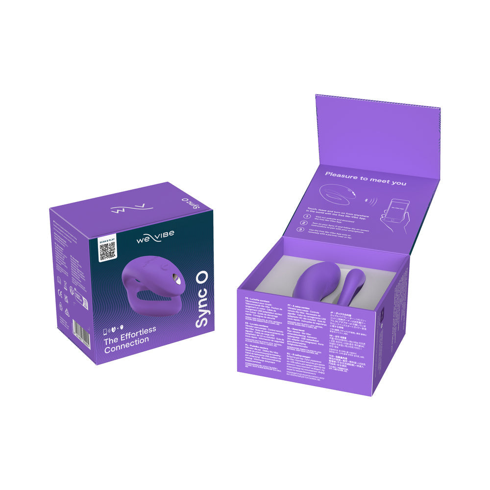 We-Vibe Sync O Rechargeable Remote Control Couples Vibrator Light Purple