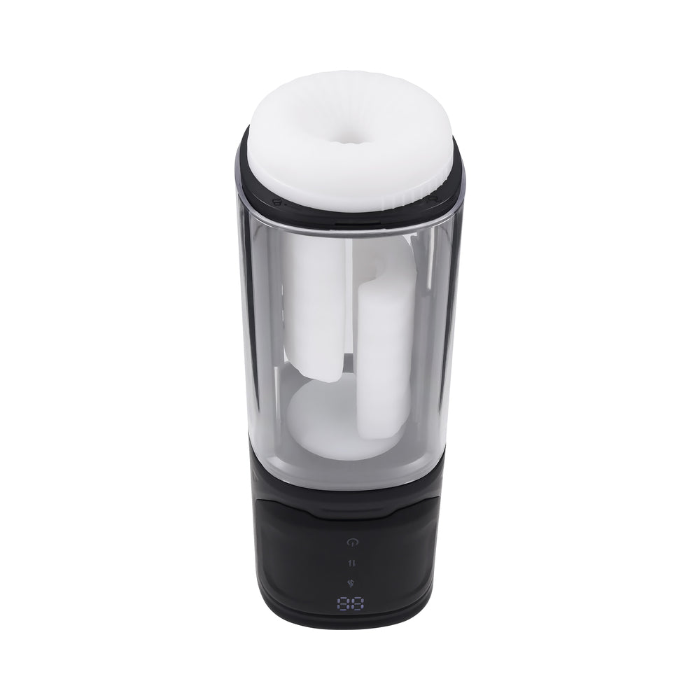Playboy Side Piece Rechargeable Vibrating Warming Stroker