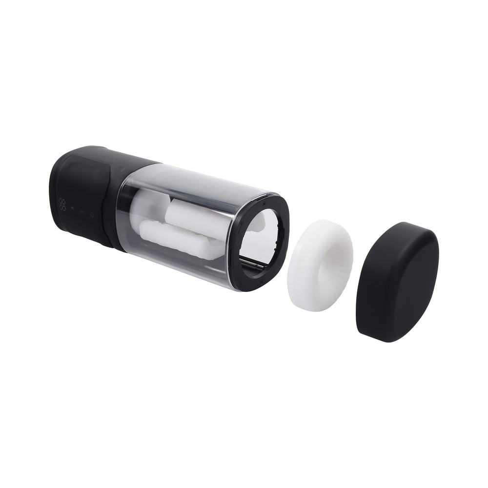 Playboy Side Piece Rechargeable Vibrating Warming Stroker