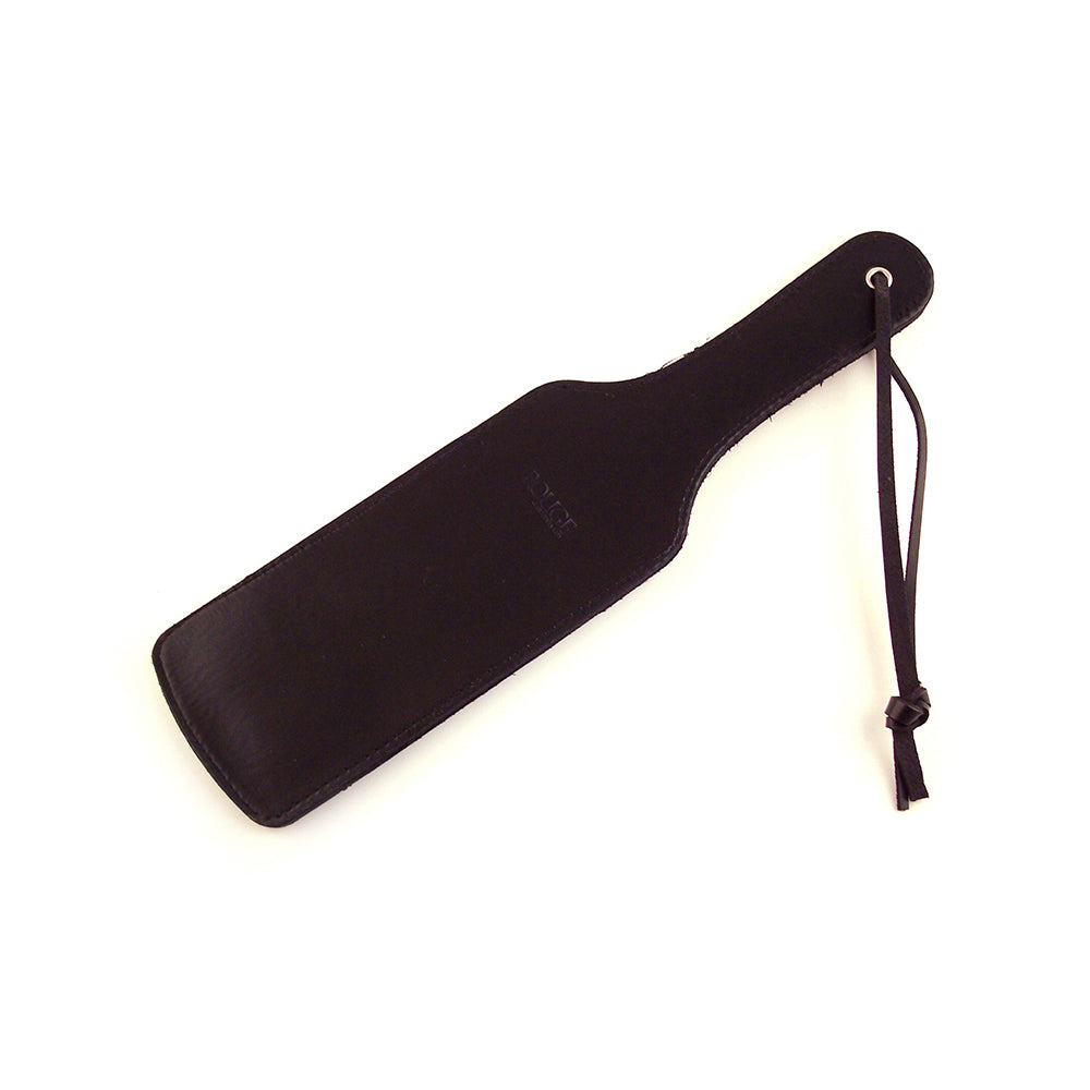 Rouge Leather Paddle with Padded Heart Black/Red