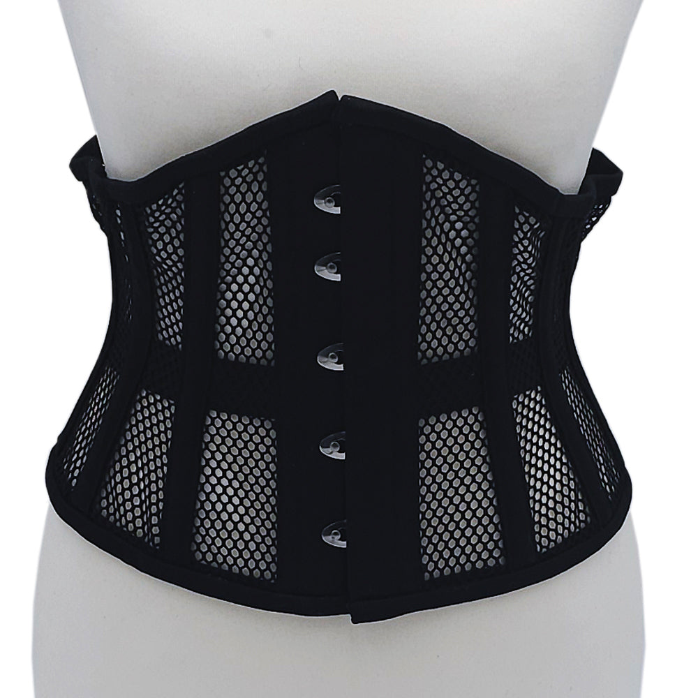 Rouge Mesh Corset Black L/XL