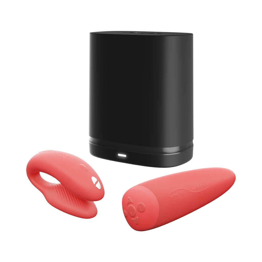 We-Vibe Chorus Couples Vibrator Crave Coral