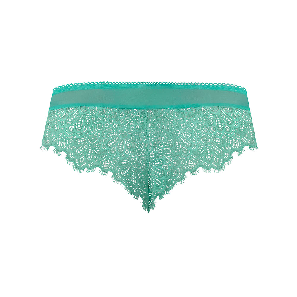 Magic Silk Caribbean Crush Low Rise Cheeky Panty Aqua Glow L/XL