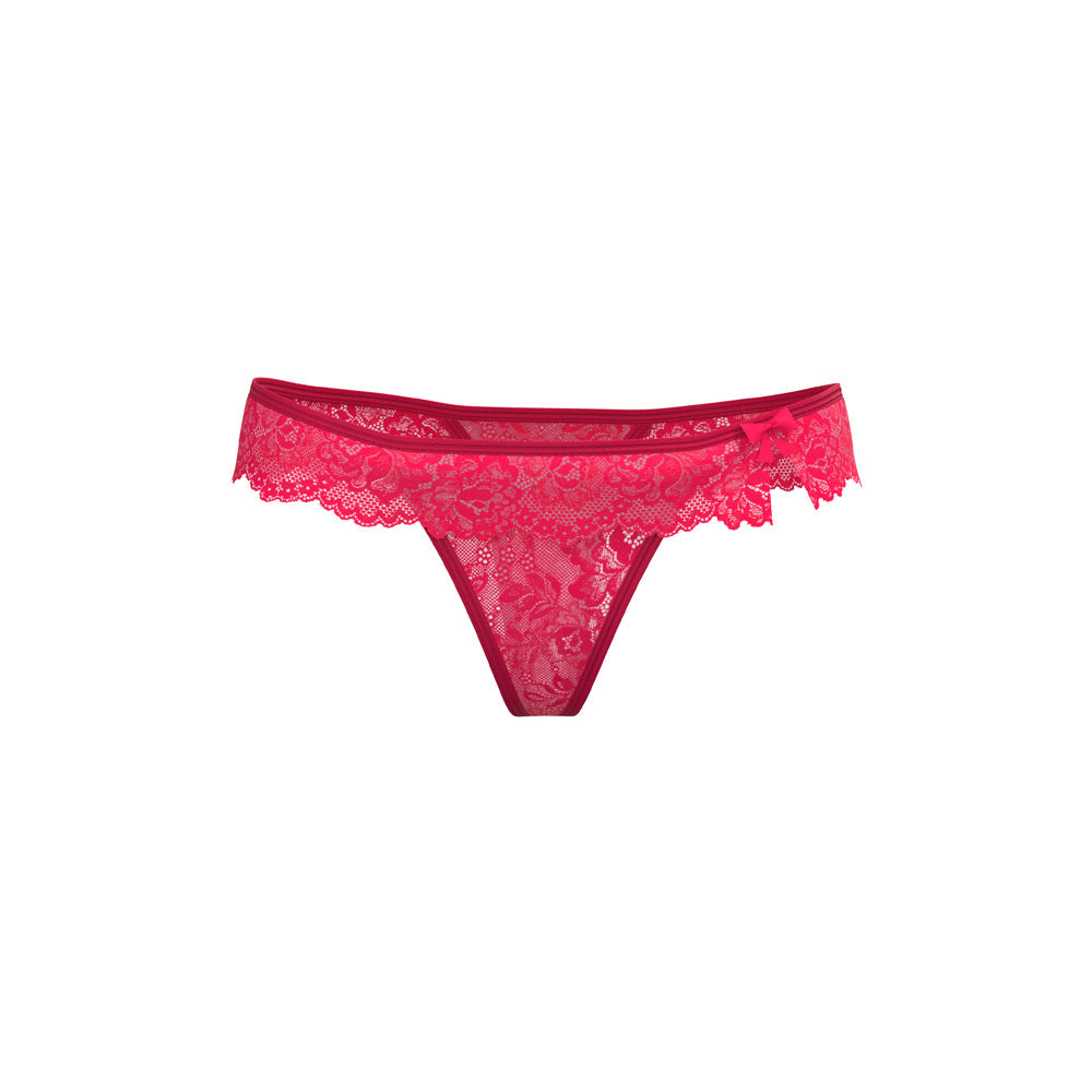 Magic Silk Get It Girl Flutter Thong Diva Pink L/XL