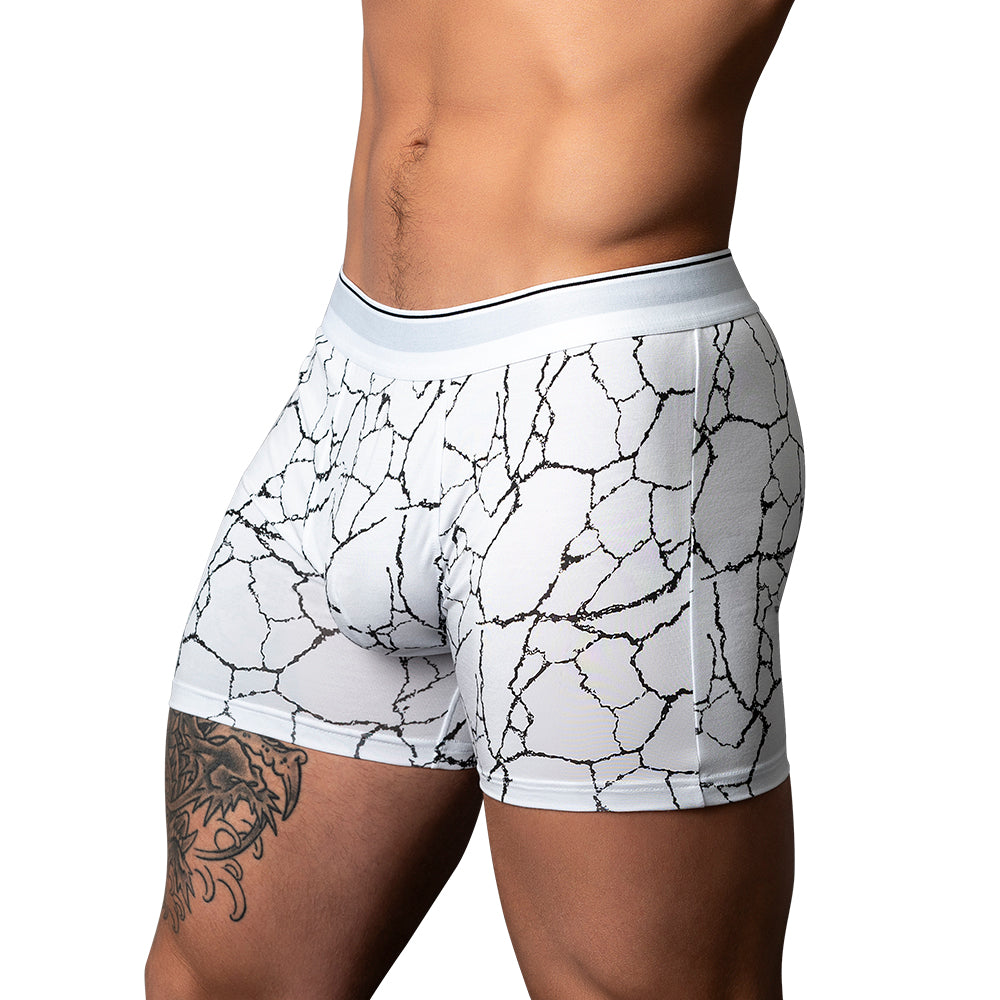 Male Power Soo Cumfy Boxer Brief Black/White XL