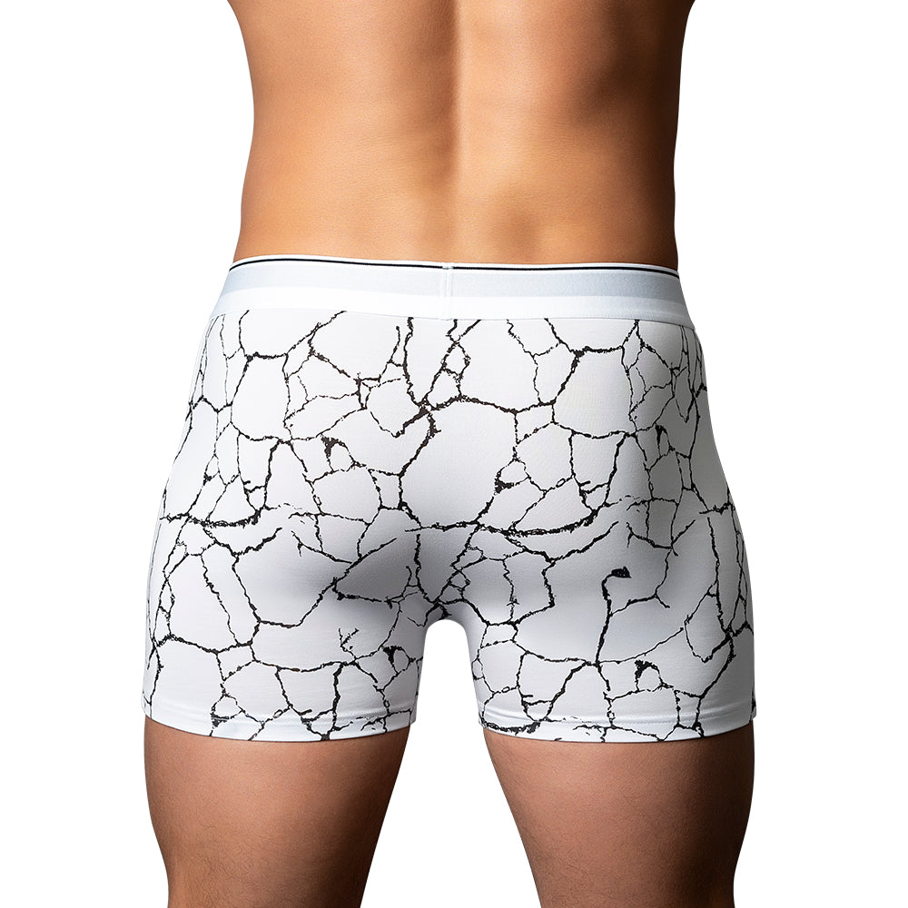 Male Power Soo Cumfy Boxer Brief Black/White XL