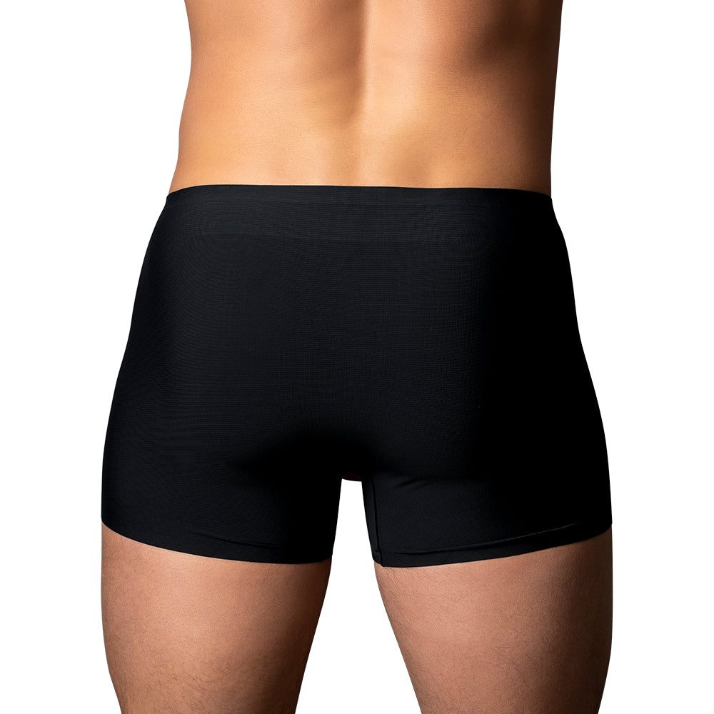 Male Power Hot Mesh Pouch Short Black/Red XL
