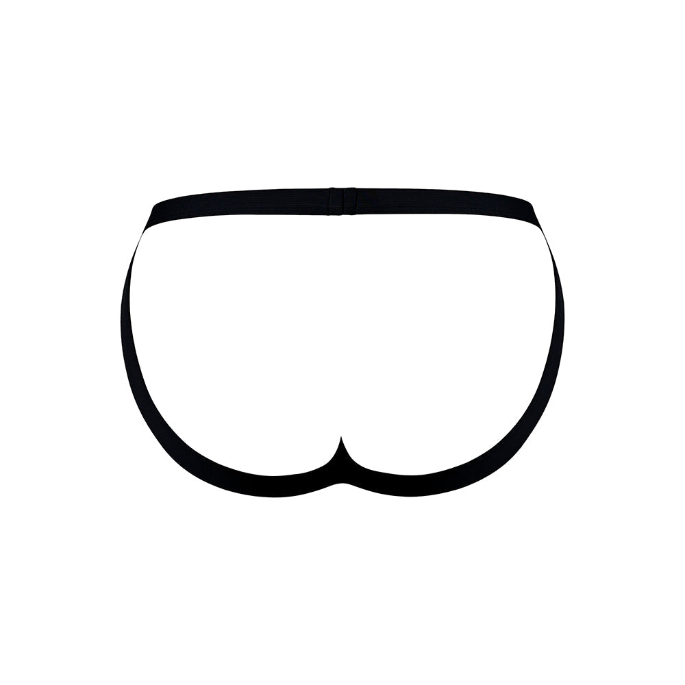 Male Power Hot Mesh Jock Black/Red L/XL