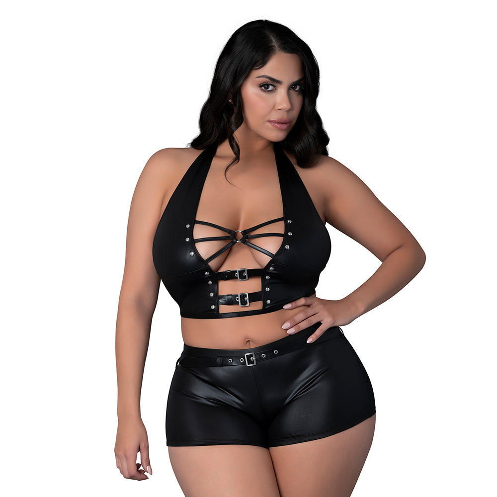 Lust Fetish Thalia Black Queen Size