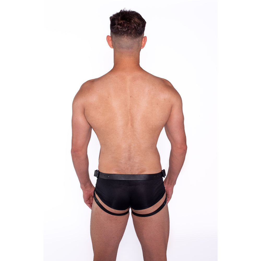 Prowler RED Leather Dong Harness XL