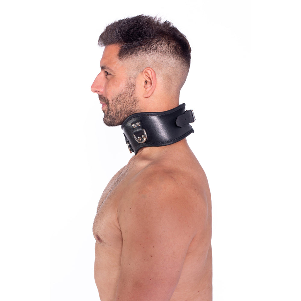 Prowler RED Leather Posture Collar S/M