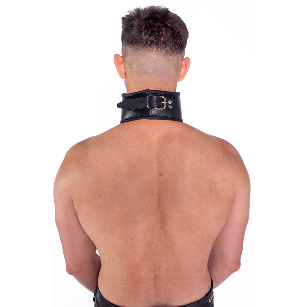 Prowler RED Leather Posture Collar S/M
