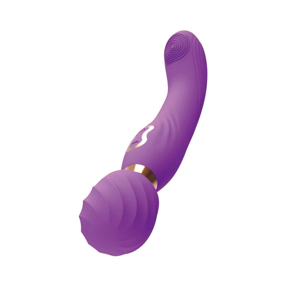 The Beat Dual Pleasure Wand Purple