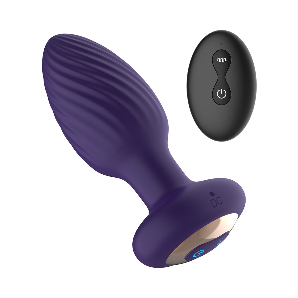 The Royale Rotating Anal Plug Purple
