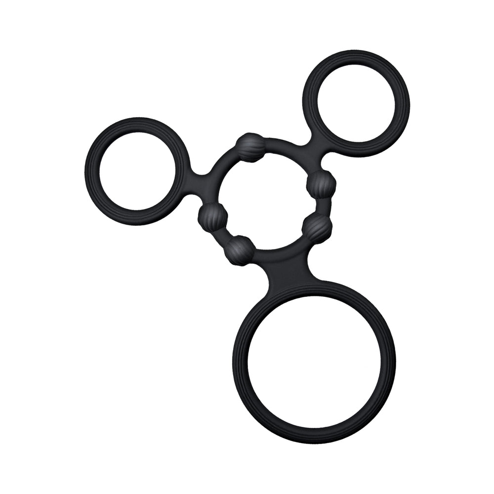 Enhancer Quad Cockring Black